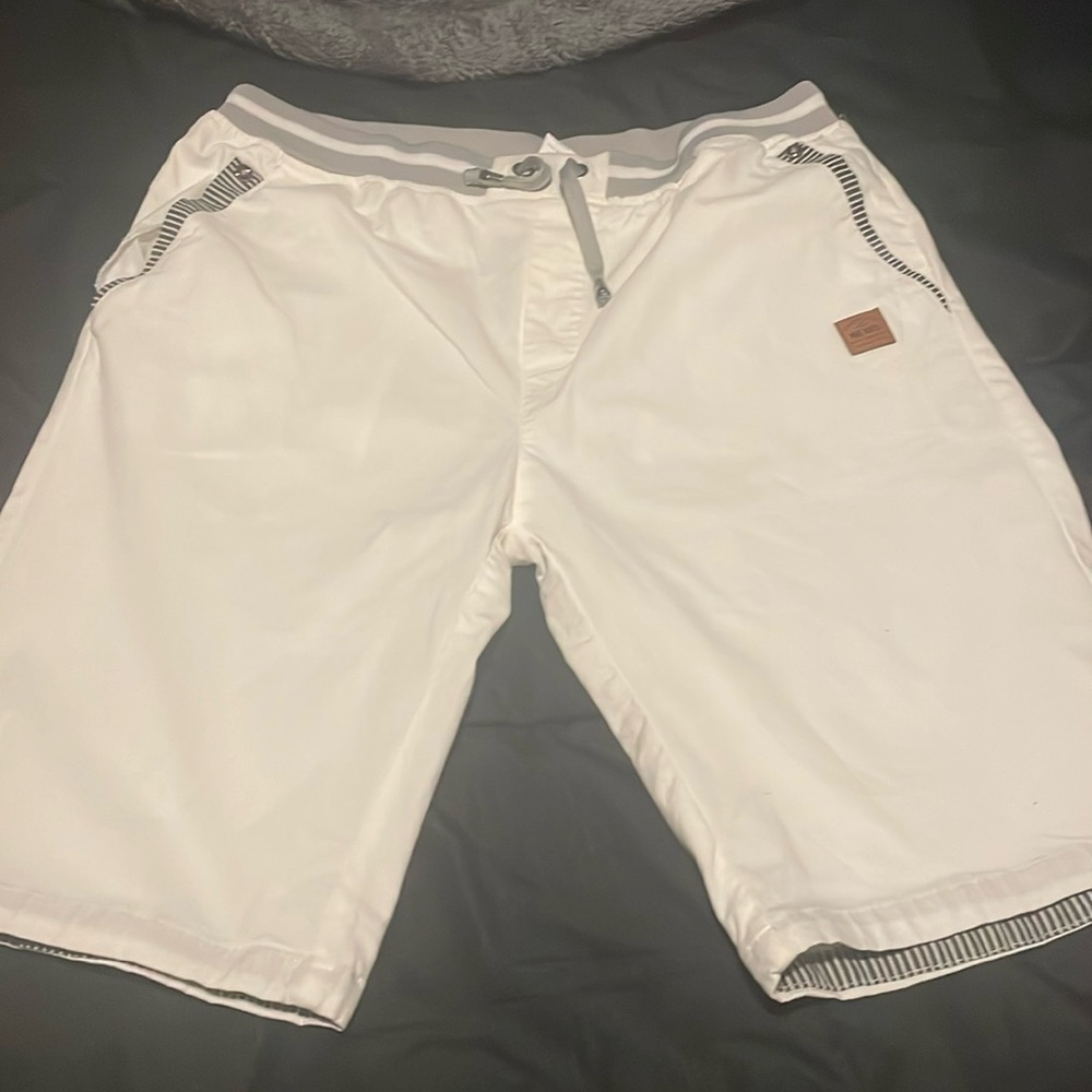 White fashion style shorts